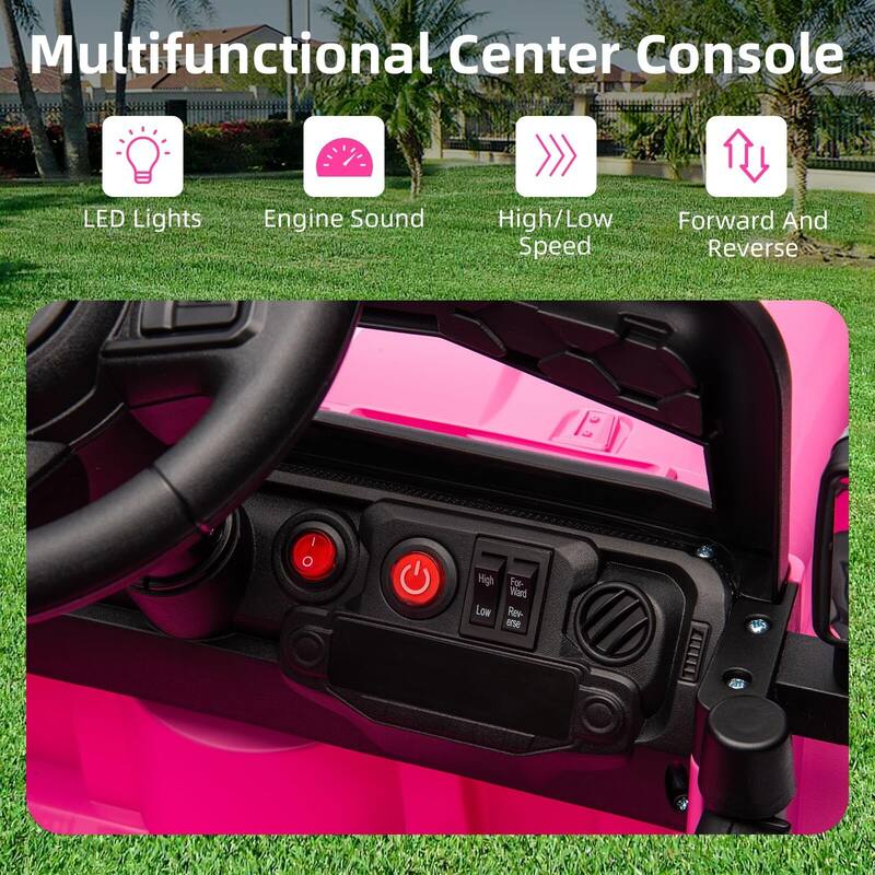 Ride On Truck for Kids, 12V Battery Powered Toy Car with Remote Control