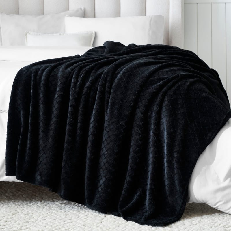Superior Alaska Quilted Diamond Plush Fleece Blanket For Couch or Bed