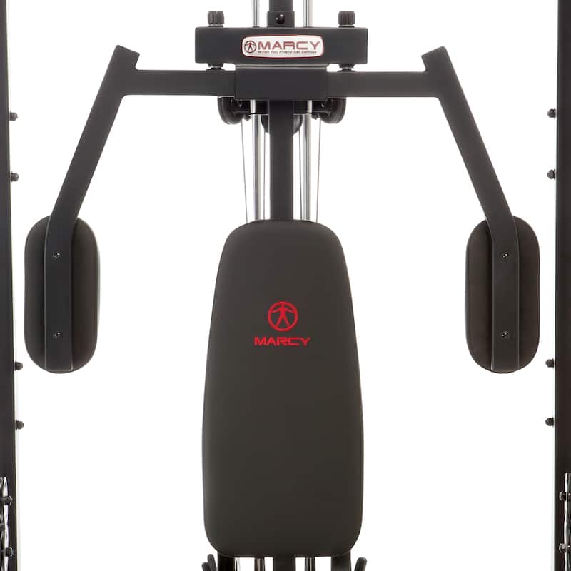 Marcy Smith Machine Cage System - Red/Black - Customizable Home Gym - N/A