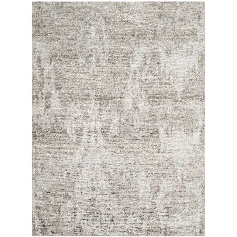 SAFAVIEH Couture Hand-knotted Tibetan Blandina Modern Wool Rug - 2' x 3' - Grey - Rectangle