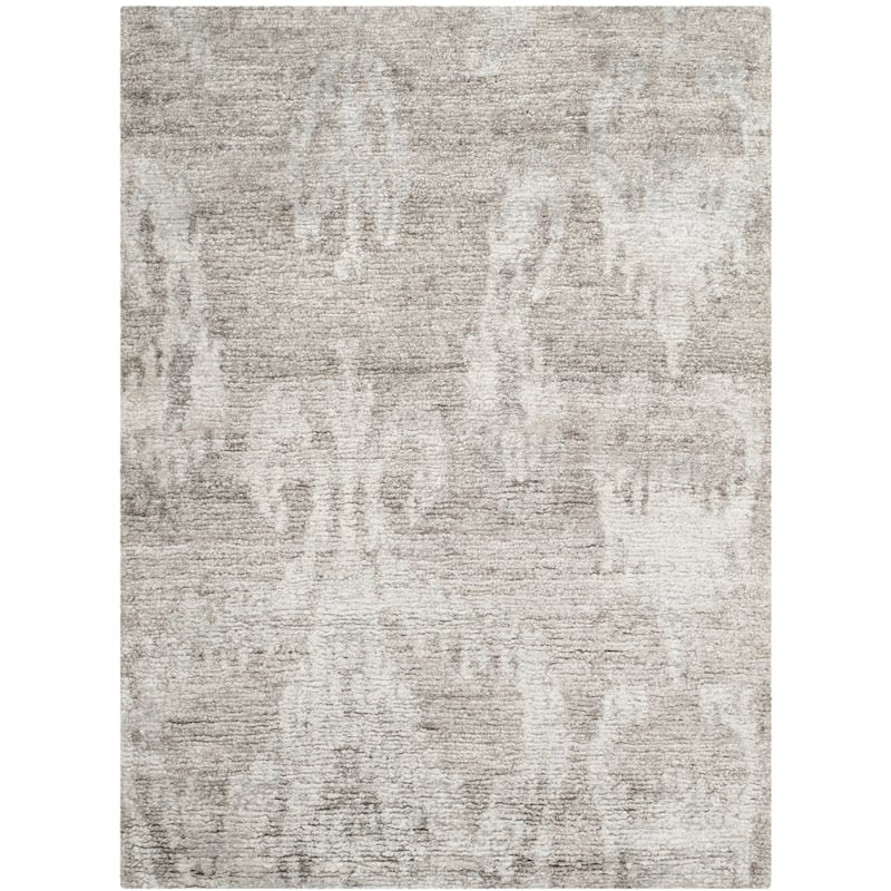 SAFAVIEH Couture Hand-knotted Tibetan Noele Modern Wool Rug - 2' x 3' - Grey