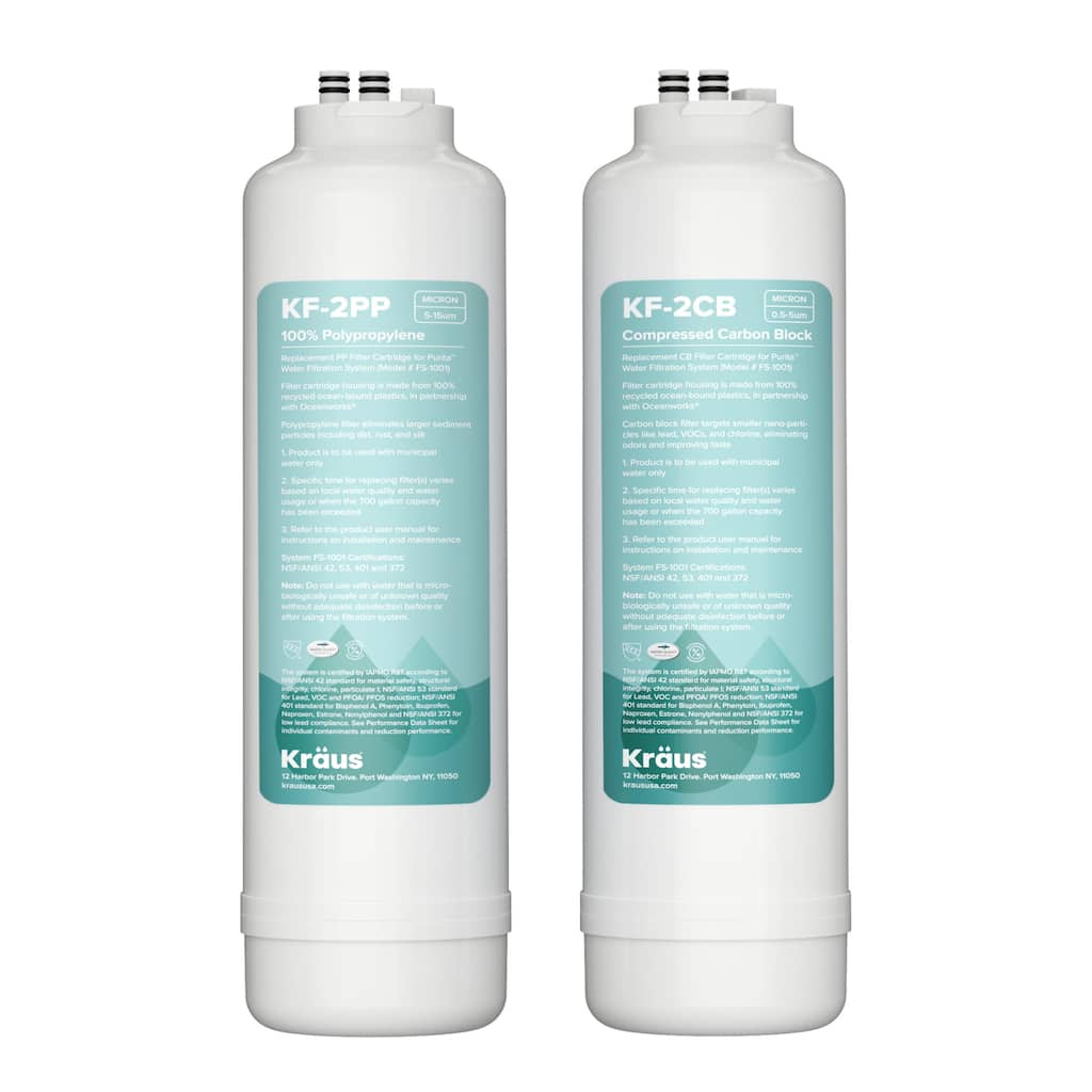 Kraus FC-101 Purita Replacement Filter Cartridges for Purita 2-Stage