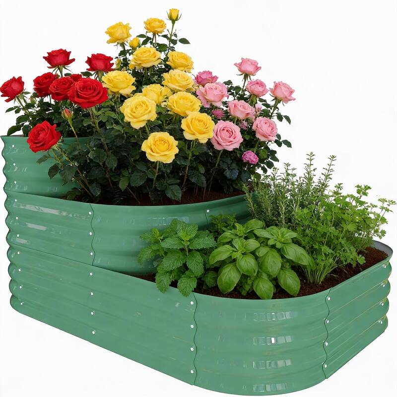 3-in-1 Raised Garden Bed - Green