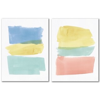 Delectable by PI Creative Art 2 Piece Wrapped Canvas Wall Art Set - Bed ...