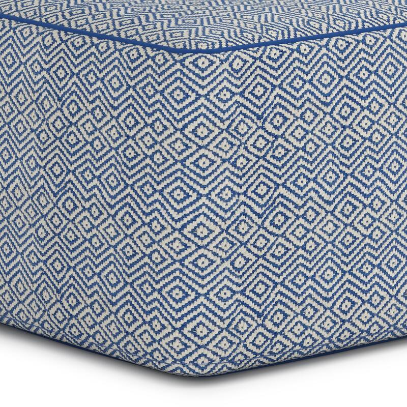 WYNDENHALL Dougan Boho Square Pouf