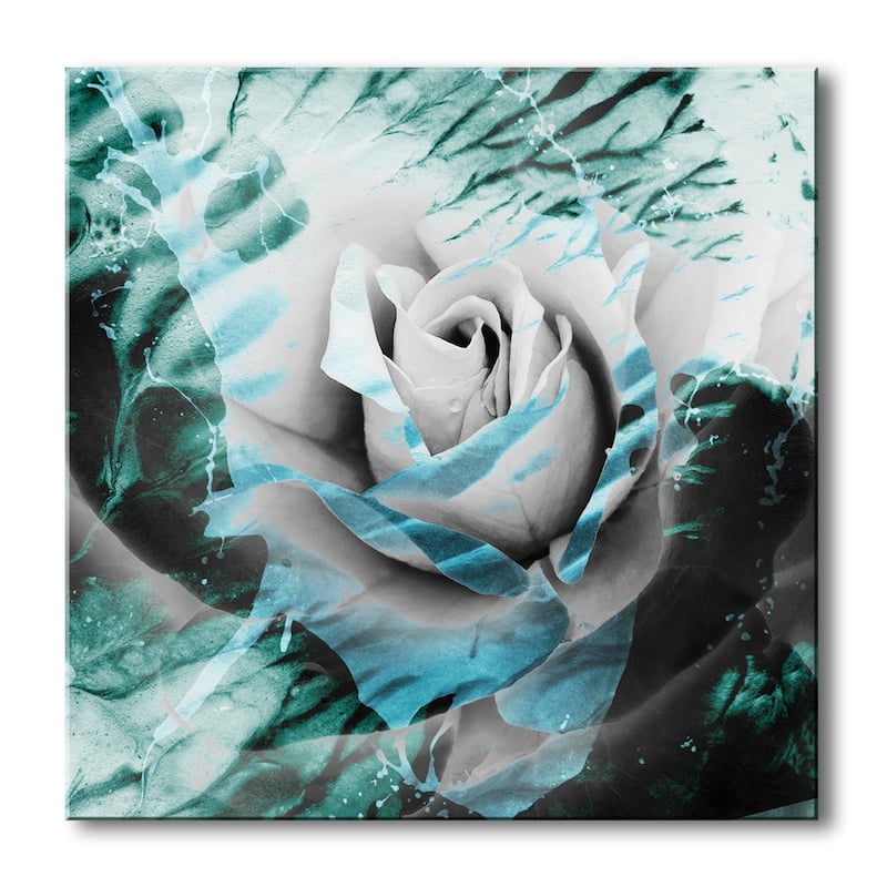 Ready2HangArt 'Painted Petals XLVIII' Floral Canvas Wall Art