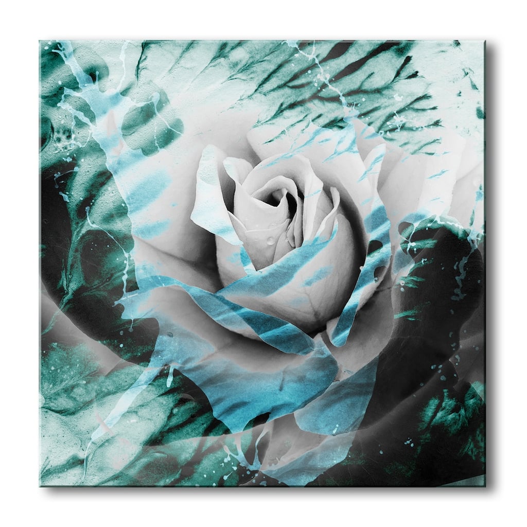 Ready2HangArt 'Painted Petals XLVIII' Floral Canvas Wall Art
