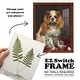 preview thumbnail 137 of 138, Nature Printed Ferns IX -Framed Print w/glass-Cherry Red