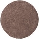 preview thumbnail 40 of 166, SAFAVIEH August Shag Solid 1.2-inch Thick Area Rug 3' Round - Taupe