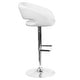 preview thumbnail 21 of 178, Vinyl Adjustable Height Barstool with Rounded Mid-Back