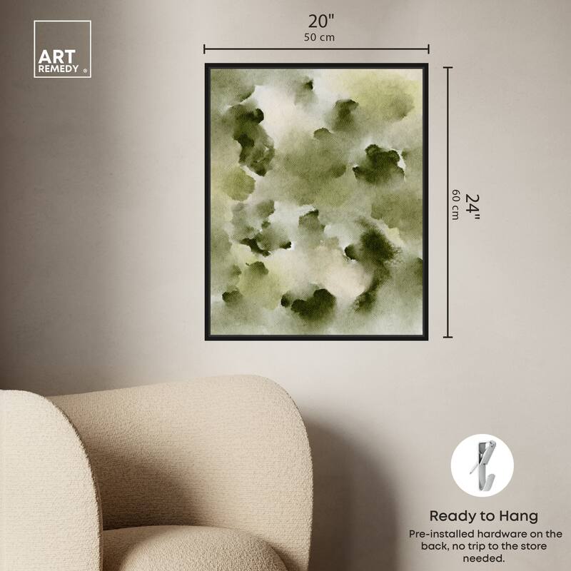 Art Remedy Scented Cedar Framed Watercolor Boho Abstracts