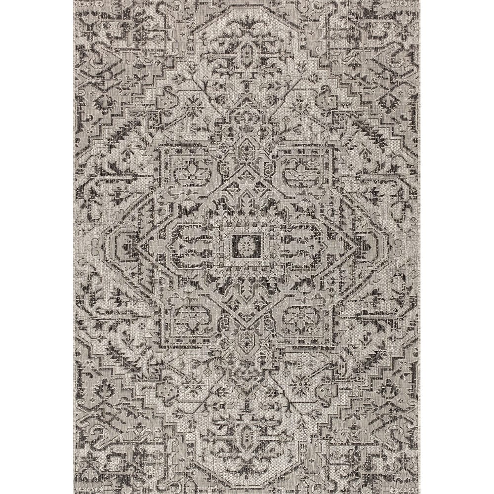 JONATHAN Y Charleston Medallion Indoor/Outdoor Area Rug