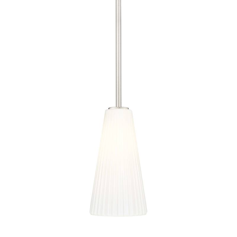 Z-Lite 3043P7-ROD Farrell 8" Wide Mini Pendant - Brushed Nickel