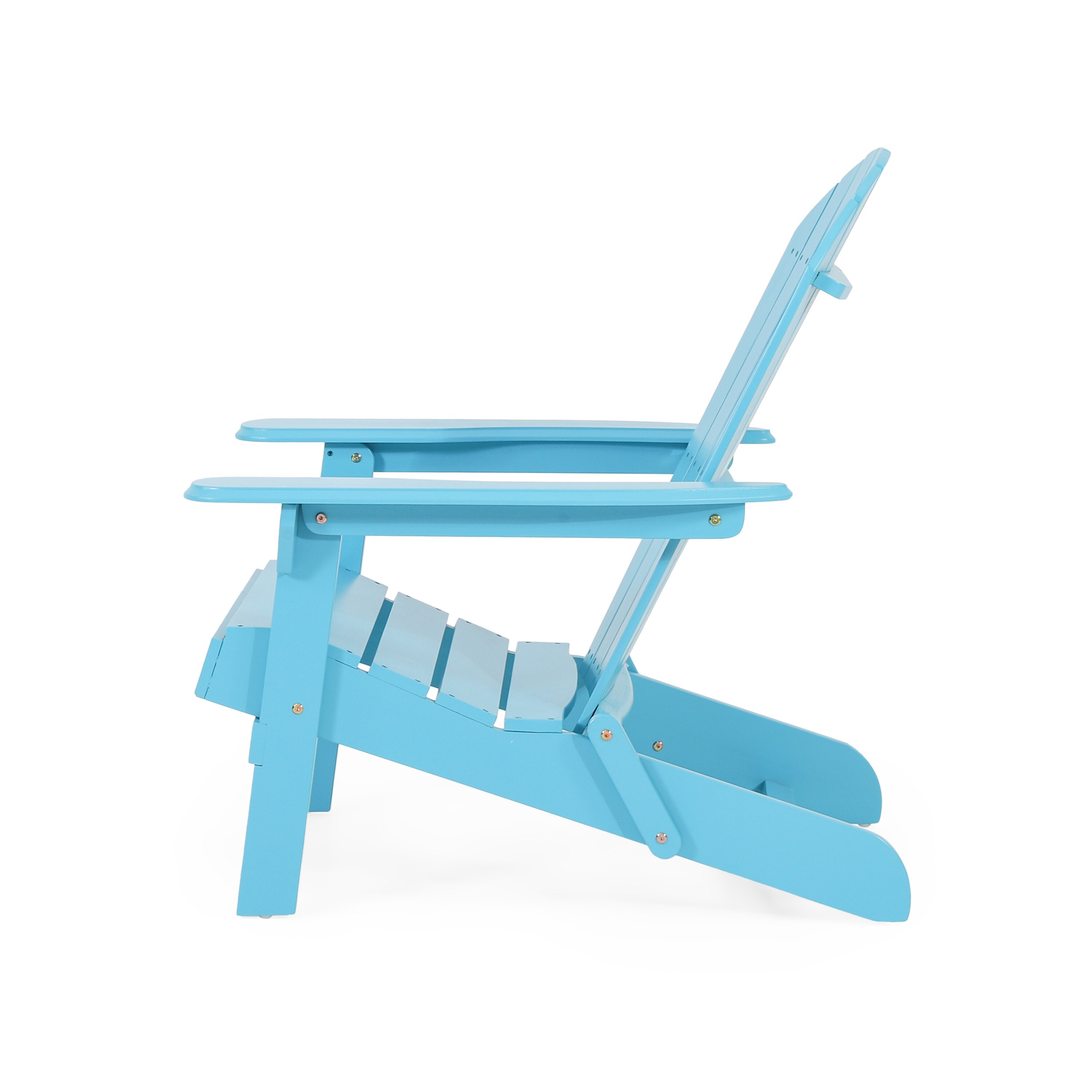 Hanlee navy blue folding sale wood adirondack chair
