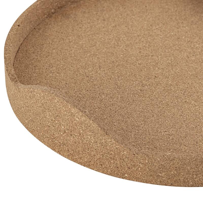 Round Cork Tray Large