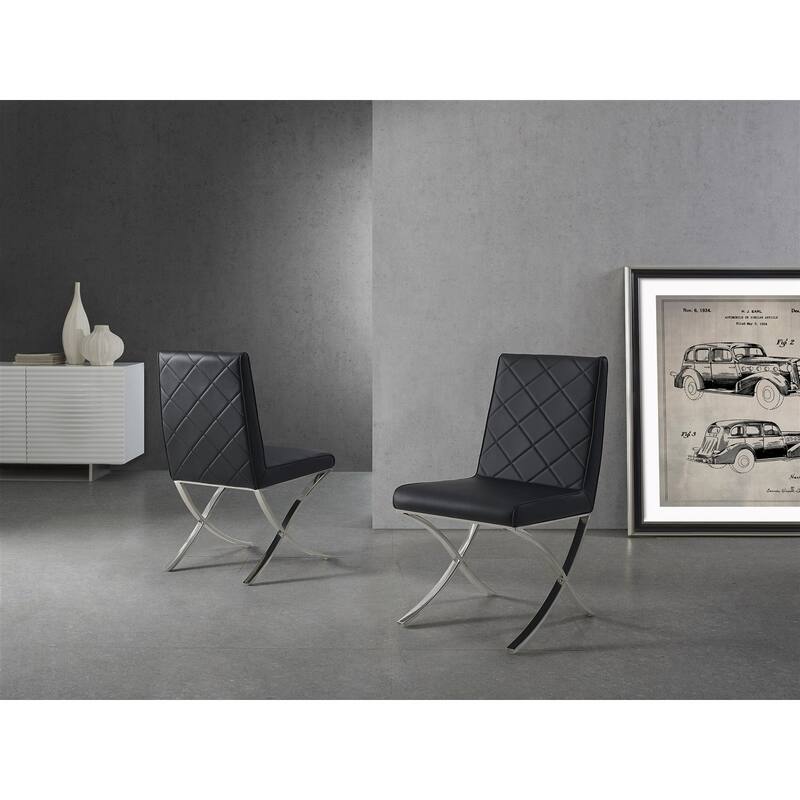 Casabianca Home Loft Set of 2 Dining Chair