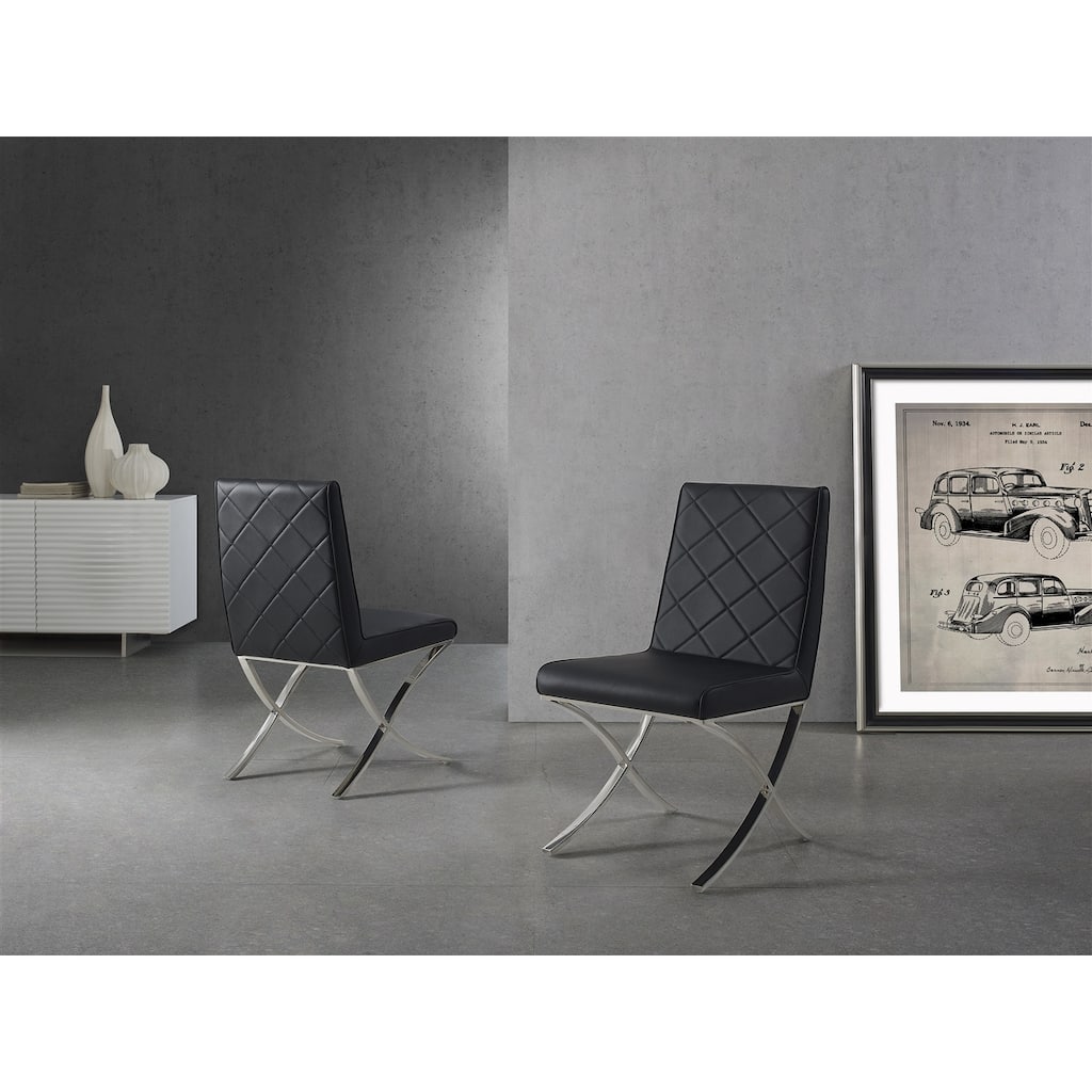 Casabianca Home Loft Set of 2 Dining Chair