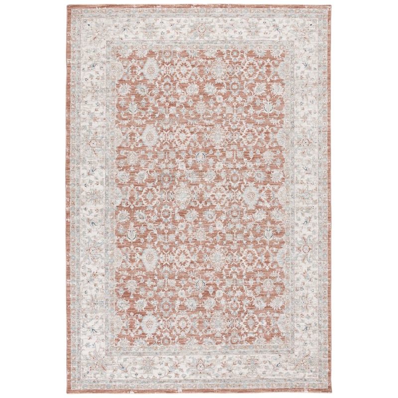 Lauren Ralph Lauren Eibhlis Traditional Rug - 5'3" x 7'6" - Rust/Blue