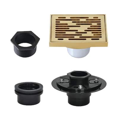 Kingston Brass BSFK6310 Watercourse 3-15/16" Square Shower Drain