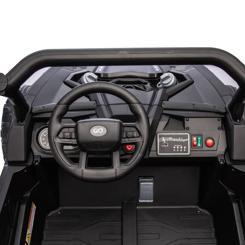 24V Two-Seater Kids Ride On UTV W/Parents Remote Control