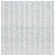 preview thumbnail 25 of 59, SAFAVIEH Handmade Abstract Damhnait Contemporary Wool Rug 3' Square - Blue/Ivory - Square