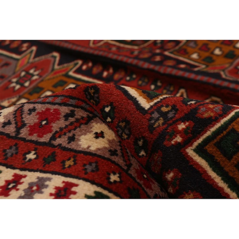ECARPETGALLERY Hand-knotted Melis Dark Copper Wool Rug - 4'1 x 5'5