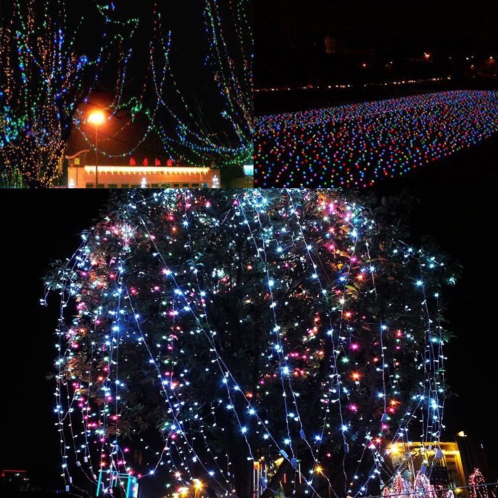 Shop Rgb 300 Led Christmas String Light Outdoor Fairy Xmas Tree Wedding Holiday Party Garden Colorful Usb Dc 5v Overstock 24330471