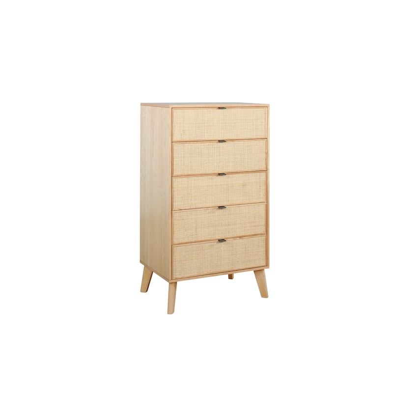 Adelphi Rattan 5-Drawer Chest
