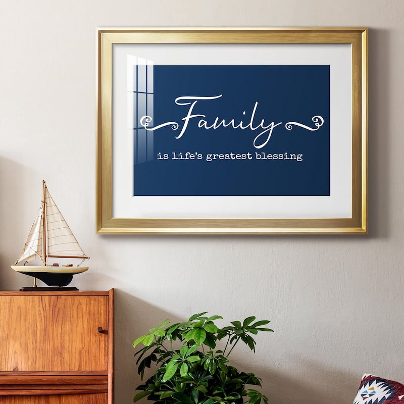 Family Greatest Blessing Premium Framed Print - Ready to Hang