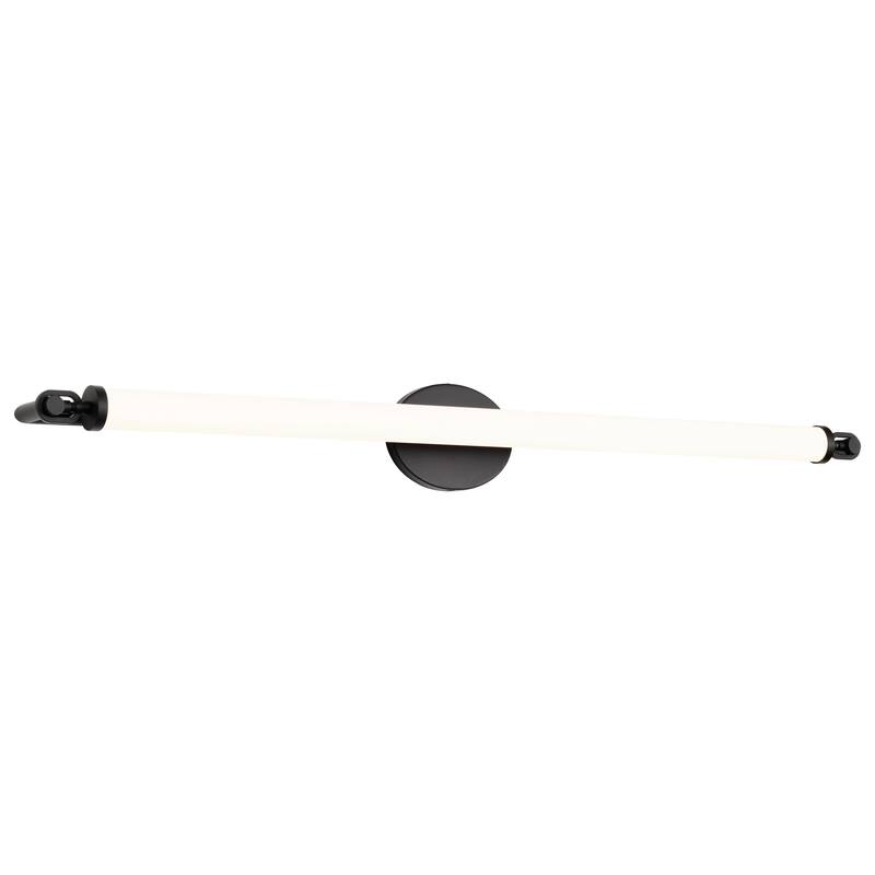 Edgeworth 40 Inch LED Vanity Matte Black Acrylic Lens