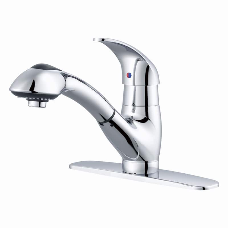Gerber G0040266 Viper 1.75 GPM Single Hole Pull Out Kitchen Faucet - Chrome