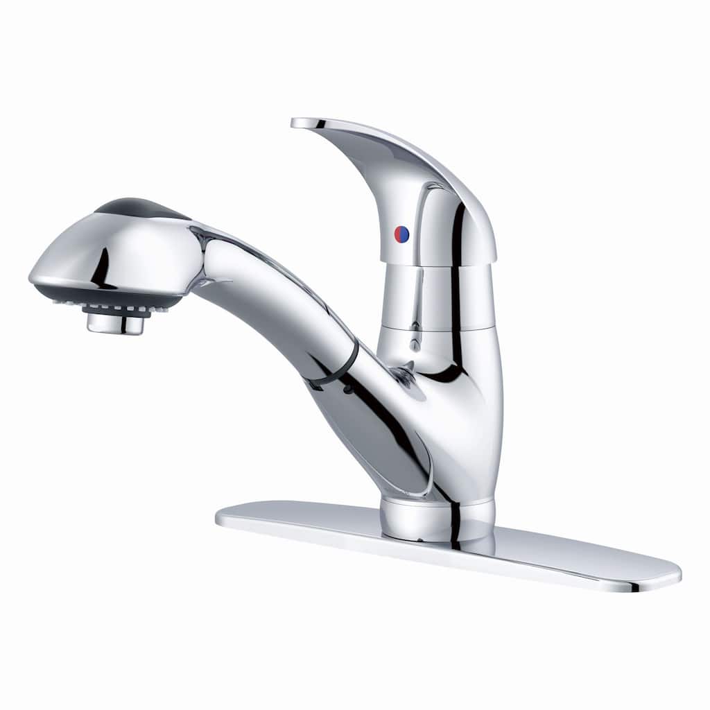 Gerber G0040266 Viper 1.75 GPM Single Hole Pull Out Kitchen Faucet