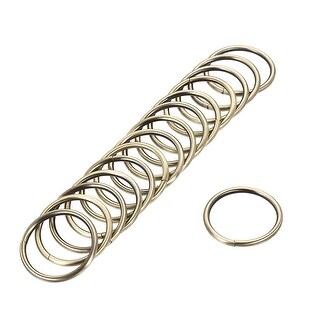 0.63/" Metal O Ring 16mm ID 3.8mm Thickness Iron Rings for DIY Silver Tone 15pcs