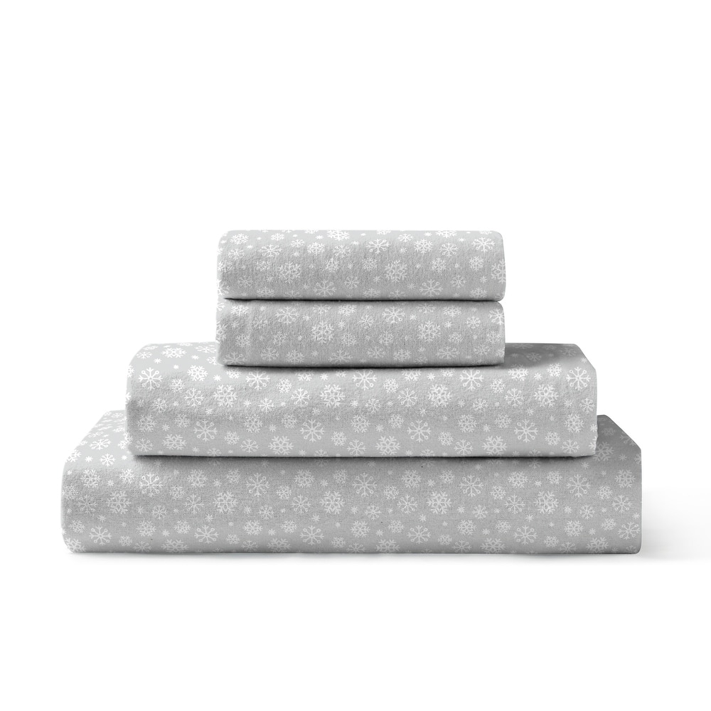 Brielle Home Cotton Flannel Bed Sheet Set