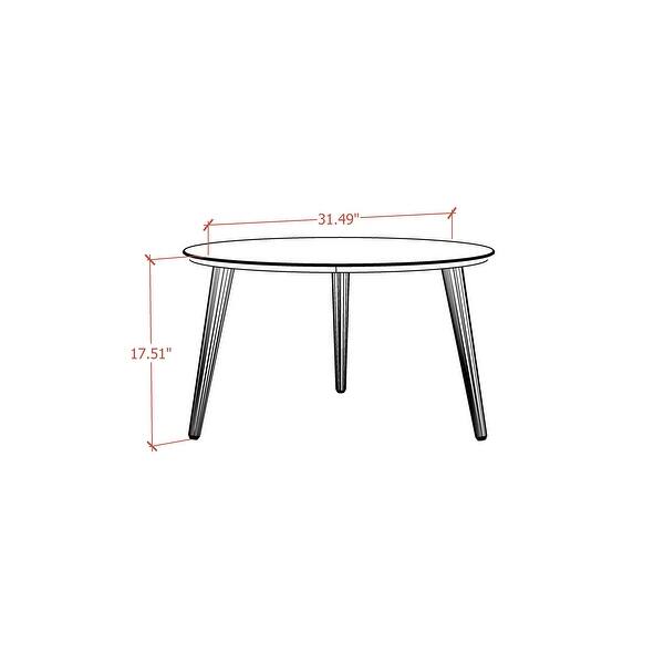 Moore 31.50" Round Low Coffee Table Bed Bath & Beyond 27739963