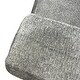preview thumbnail 11 of 13, Roundhill Furniture Arden L-Shaped Convertible Living Room Sofa Chaise with Floating Ottoman, Posh Gray - 7'6" x 9'6"