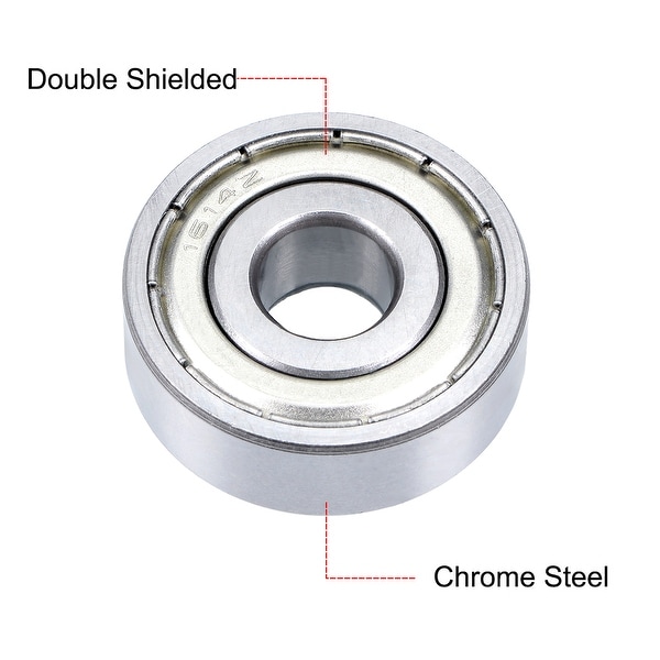 1//4/" x 5//8/" x 0.1960/" FR4zz Flange Metal Double Shielded Ball Bearing 5 PCS