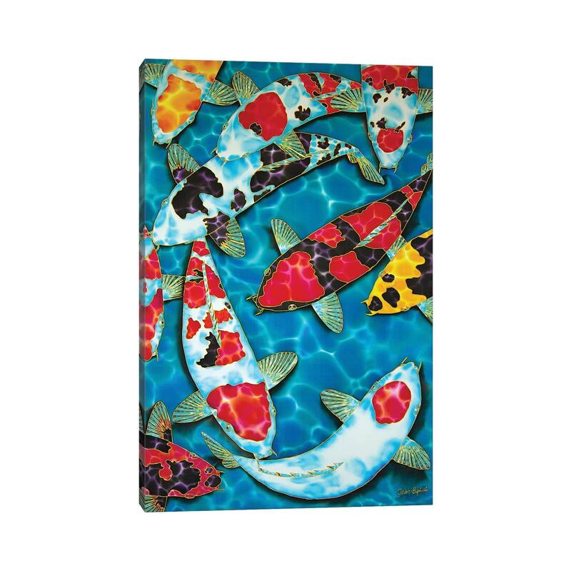 iCanvas "Fat Japanese Koi" by Daniel Jean-Baptiste Canvas Print