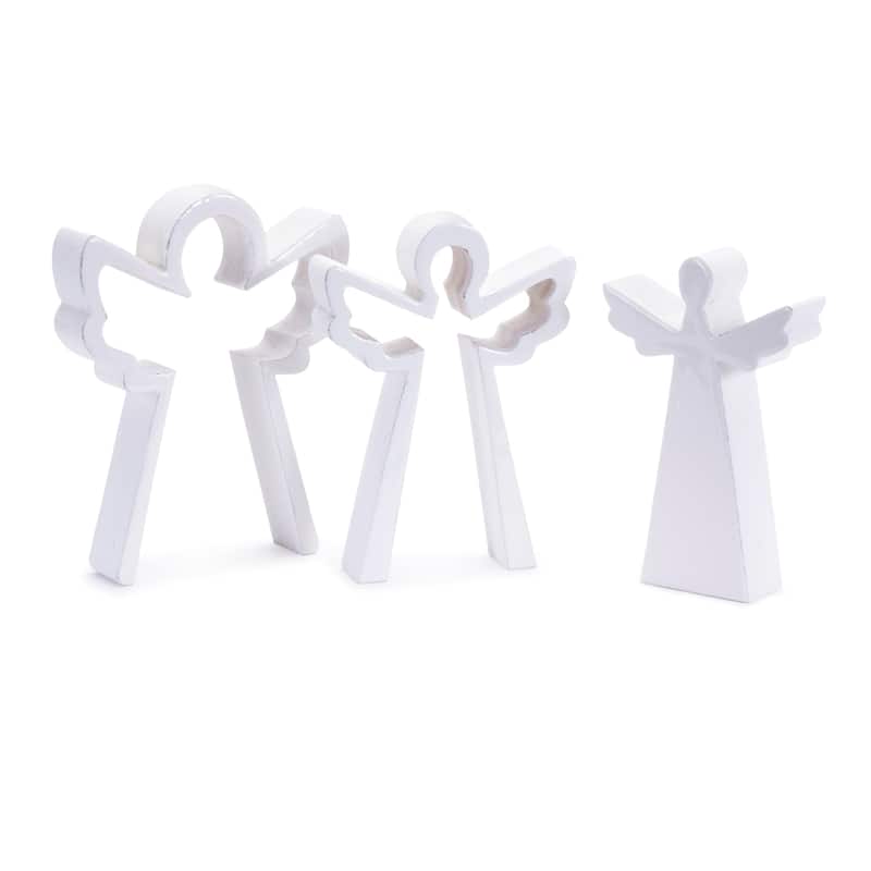 Angel Christmas Tabletop Decorations - 8" - Set of 2