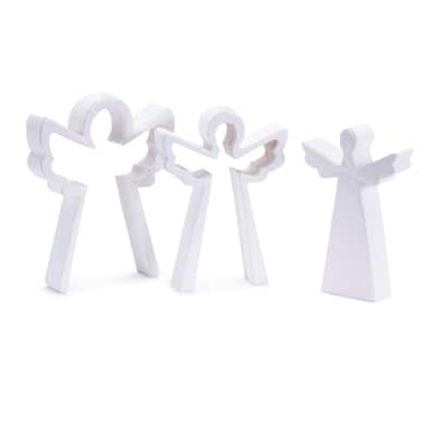 Angel Christmas Tabletop Decorations - 8" - Set of 2