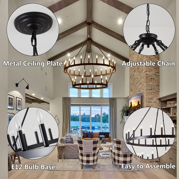 Metal wagon wheel chandelier sale