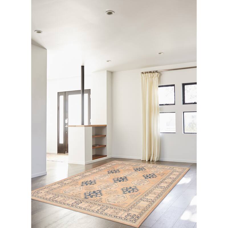 ECARPETGALLERY Hand-knotted Finest Ghazni Copper, Tan Wool Rug - 9'1 x 13'5