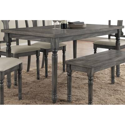 Wardle Dining Table - Weathered Gray