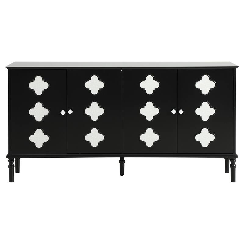 61" Sideboard Buffet Cabinet with Storage Adjustable Shelves