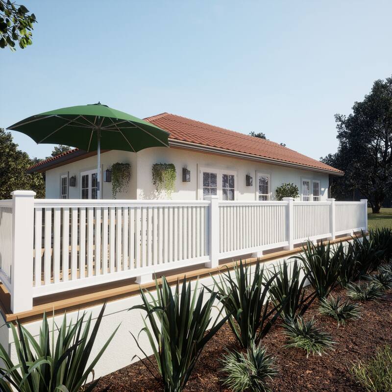 Endurathane 500 Series Square Baluster, Factory Primed Polyurethane