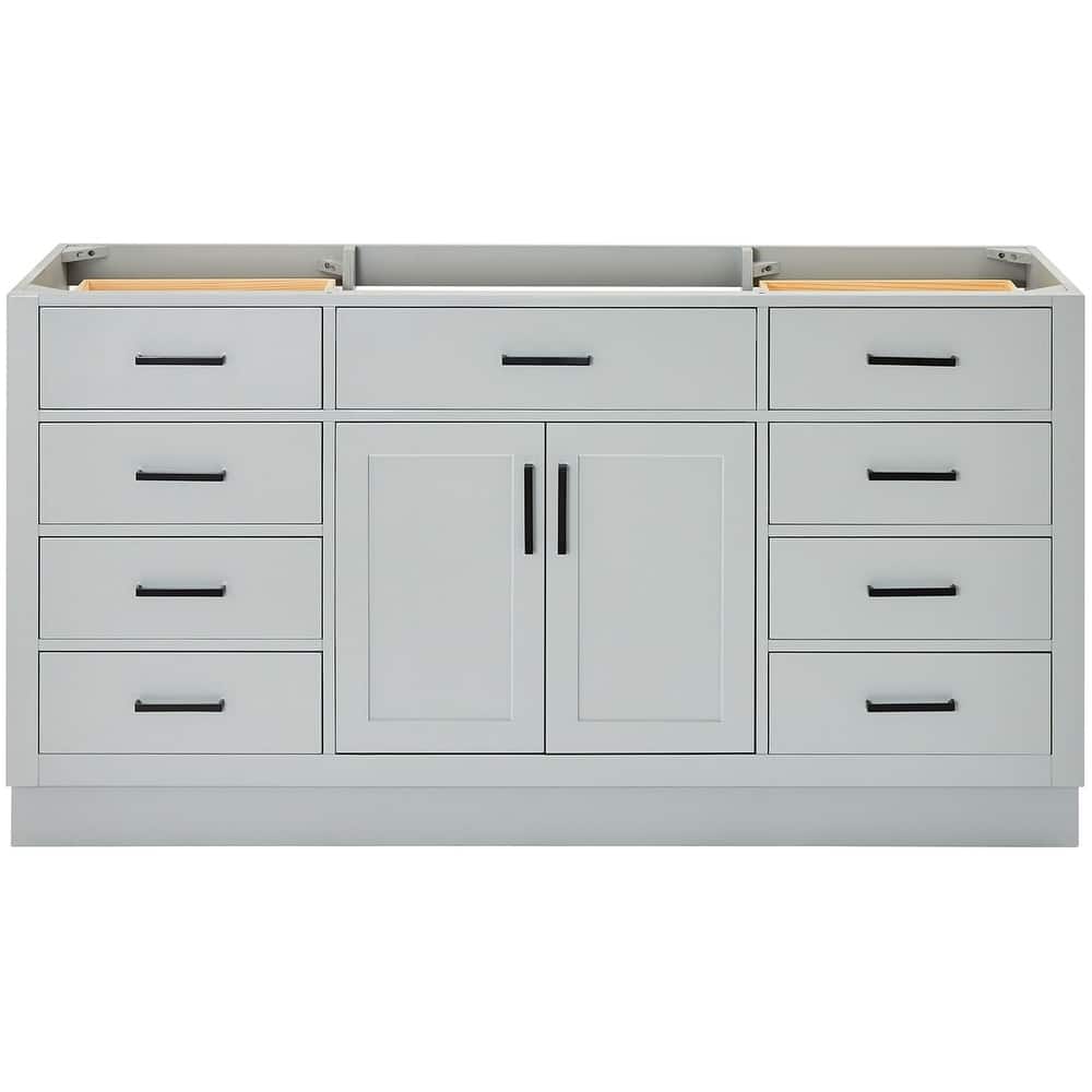 Ariel T066S-BC Hepburn 66" Single Free Standing Vanity Cabinet Only