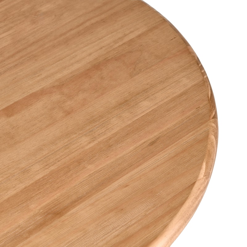 Maxwell Oval Pine Wood Dining Table by Kosas Home