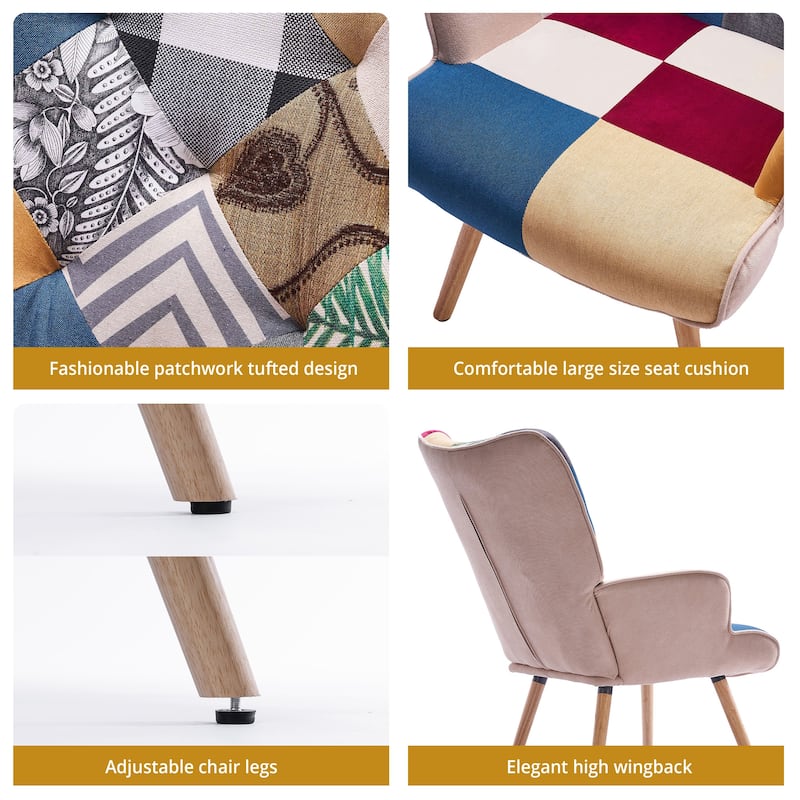 FERPIT Rocking Accent Chair Teddy Upholstered Glider Nursery Accent Chair Padded Seat with High Backrest for Living Room