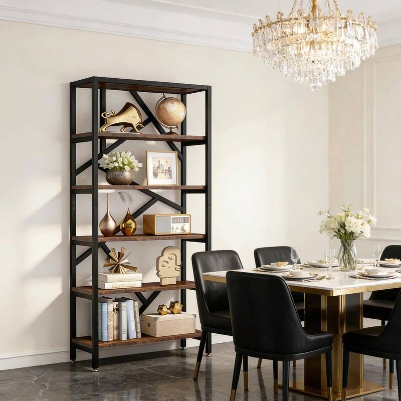 Modern Versatile Bookshelf - Sturdy Display Bookcase