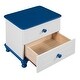 preview thumbnail 39 of 40, Cool Theme Bed Twin Size Boat-Shaped Platform Bed with Twin size Trundle, Kids Bed with Storage for Yours Little Captain